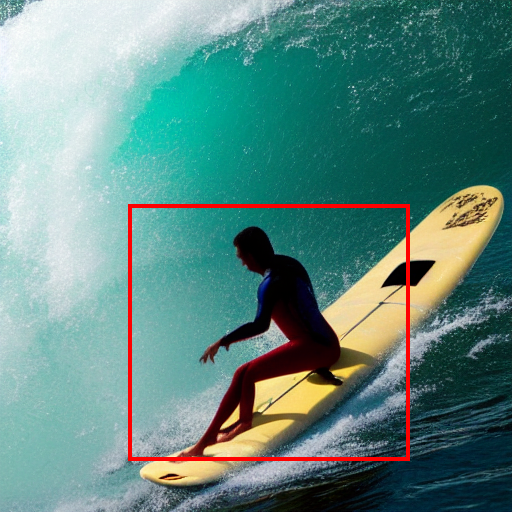 person surfing on a wave