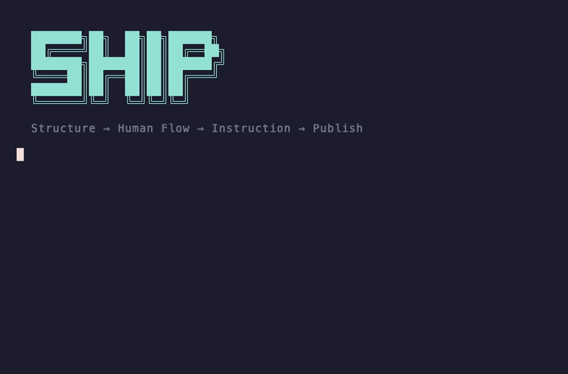 ship-create demo