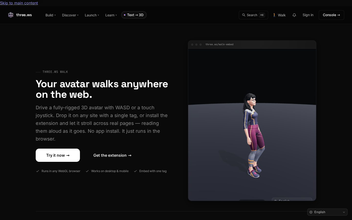 Walk, live