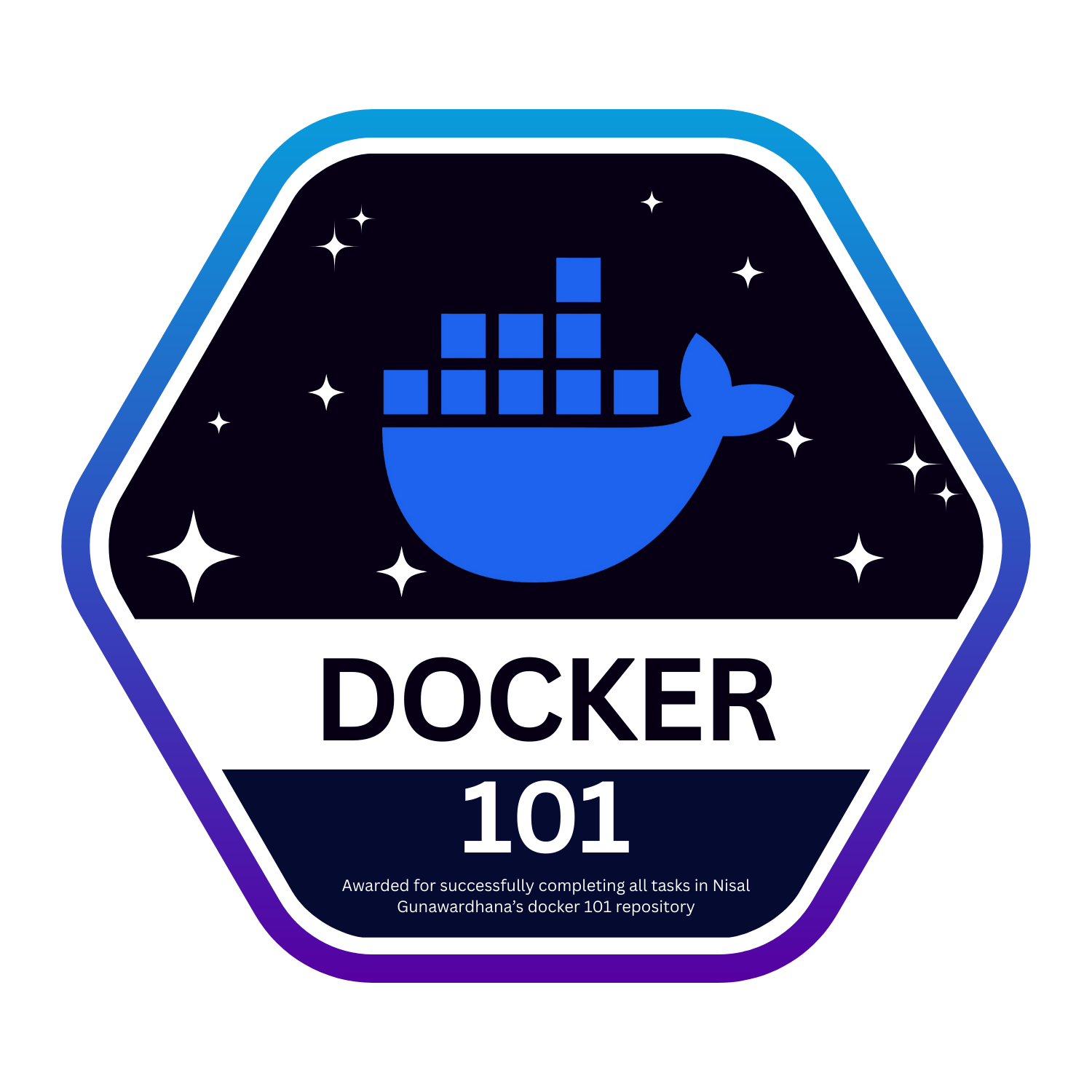Docker 101 Badge