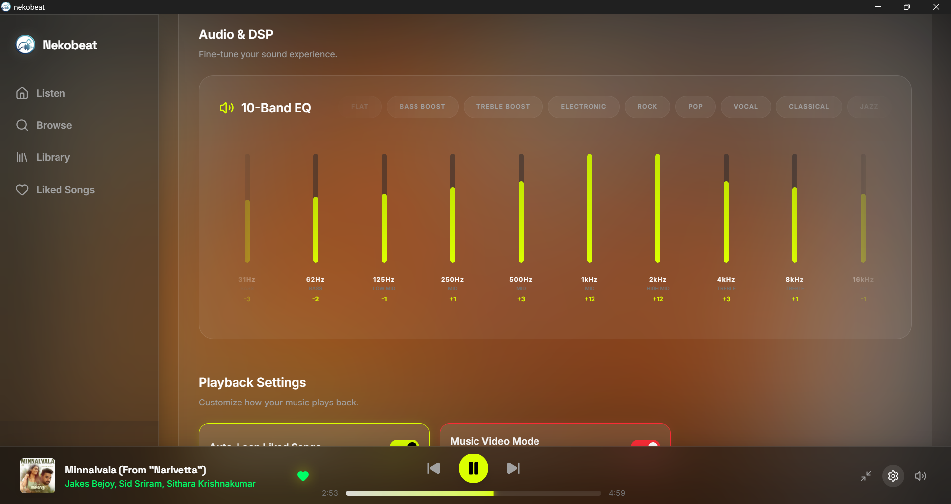 NekoEQ Equalizer