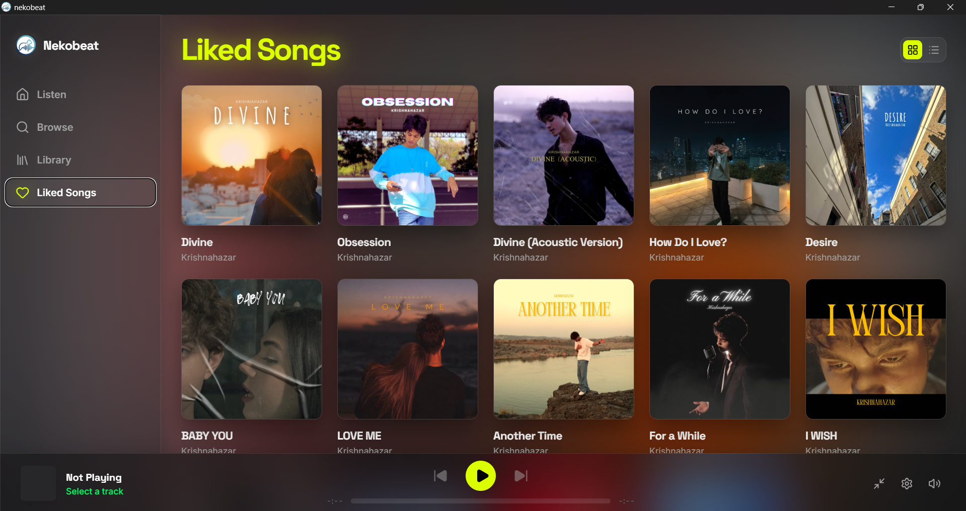 Liked Songs Library