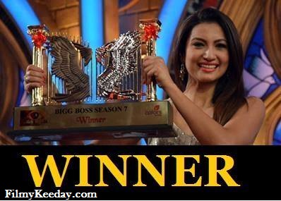 Gauhar Khan Winner Bigg Boss 7
