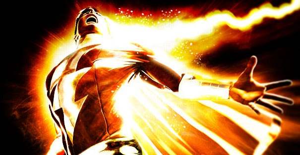 Shazam film starring Dwayne johnson rock