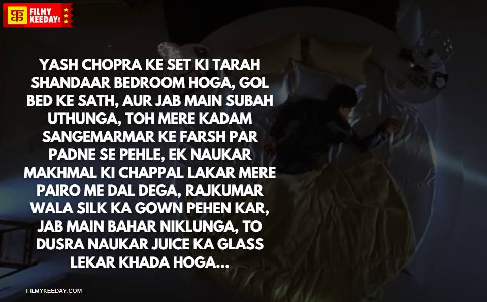 Yash chopra ke set ki tarah om shanti om hindi dialogue