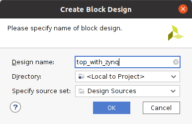 Create Block Design