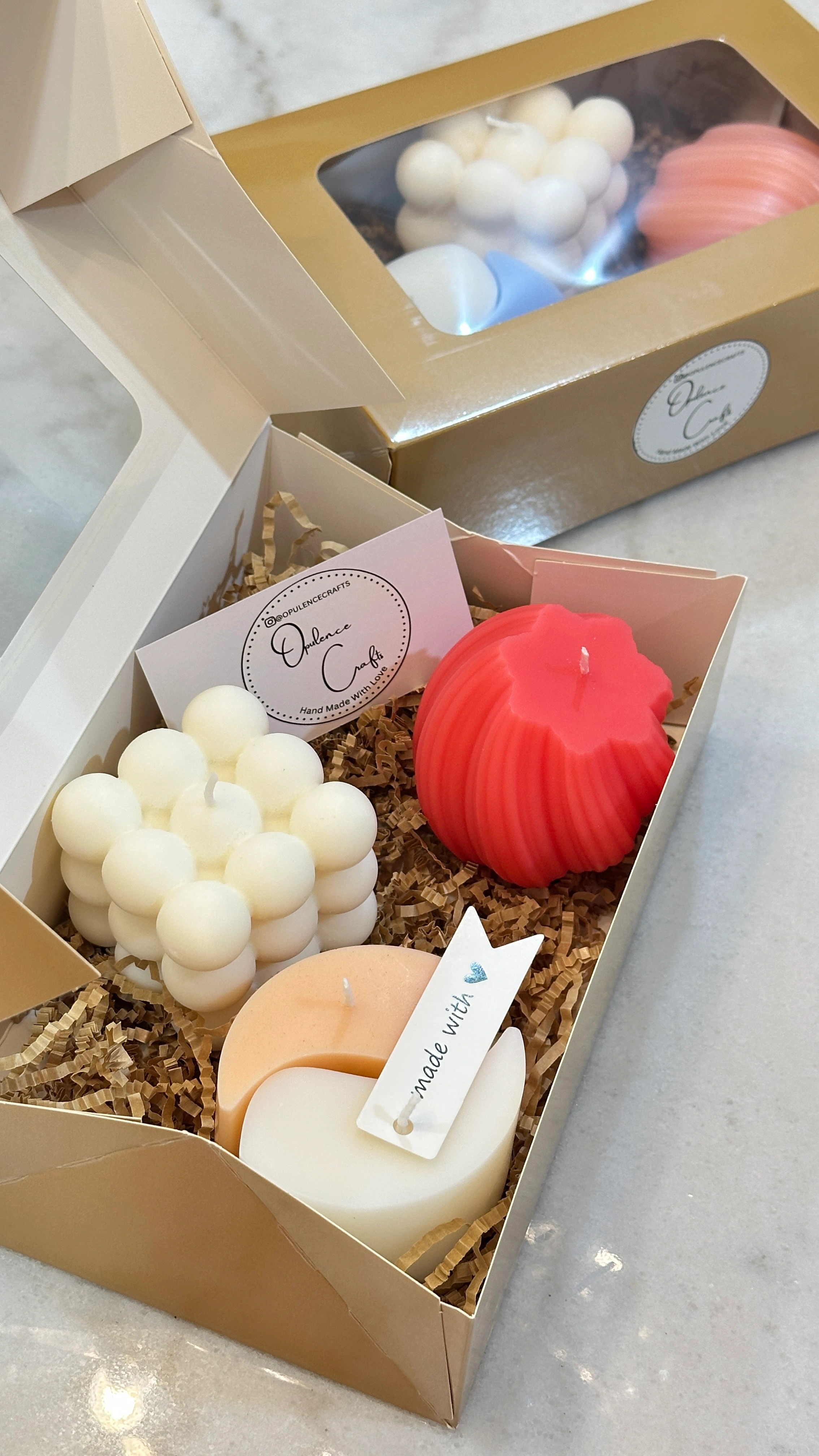 Opulence Crafts candle hamper