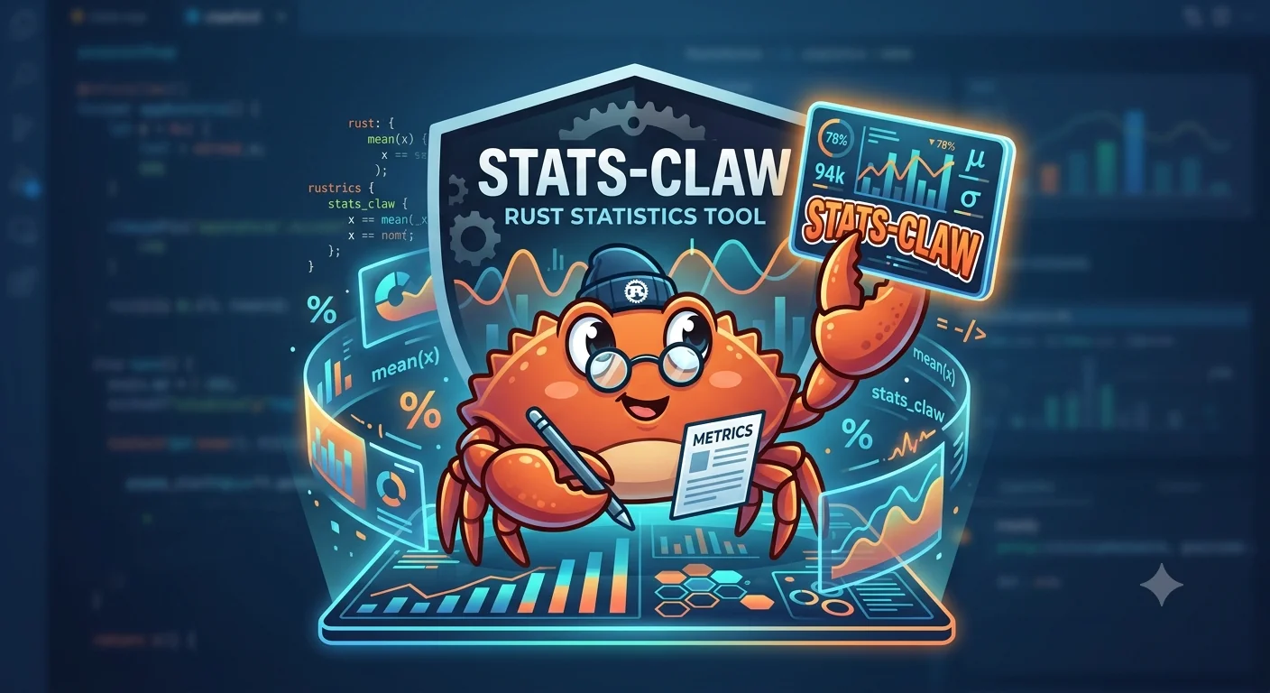 stats-claw — a Rust statistics tool