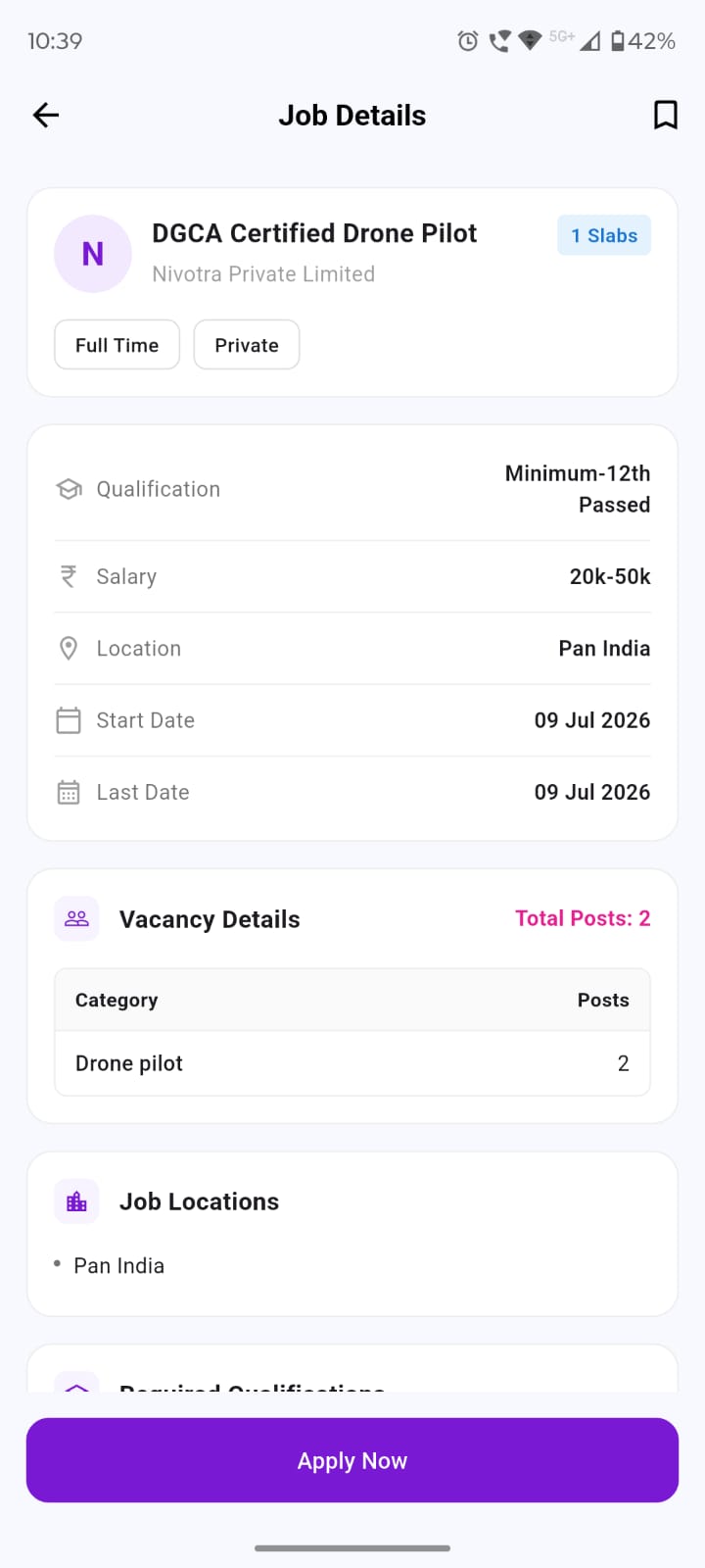 Job Vista Mobile App - Government Jobs