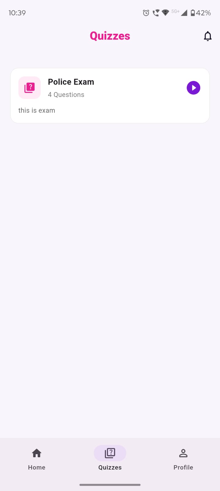Job Vista Mobile App - Categories