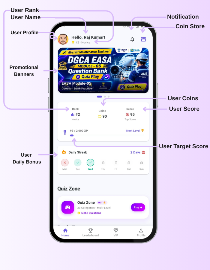 QuizVerse Mobile App Screenshot 1