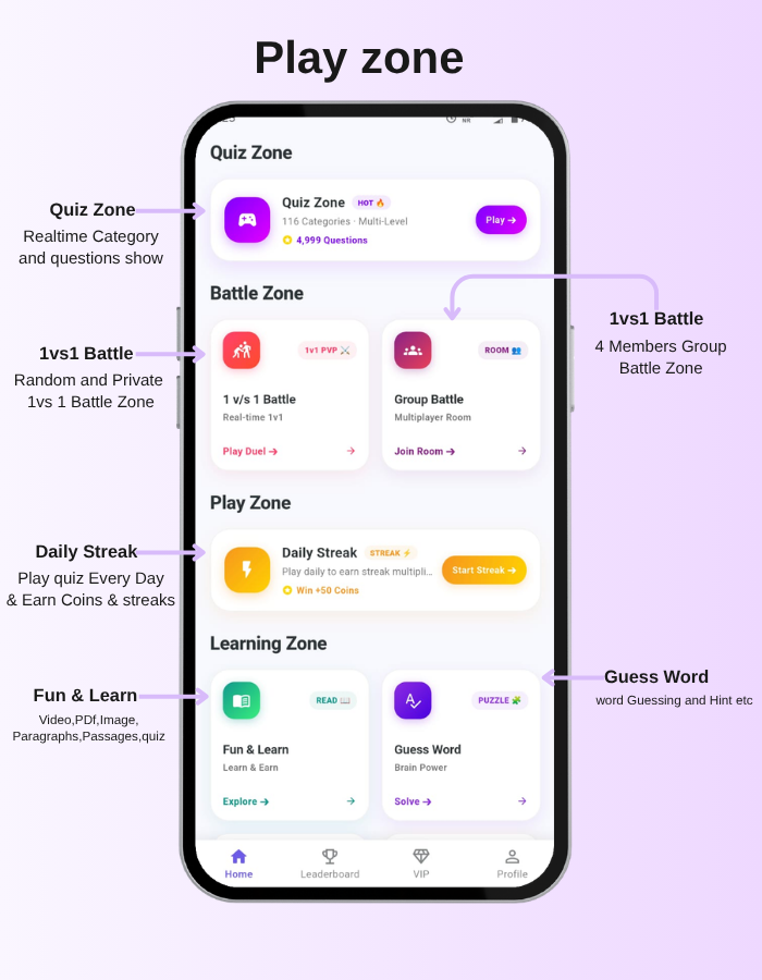 QuizVerse Mobile App Screenshot 2