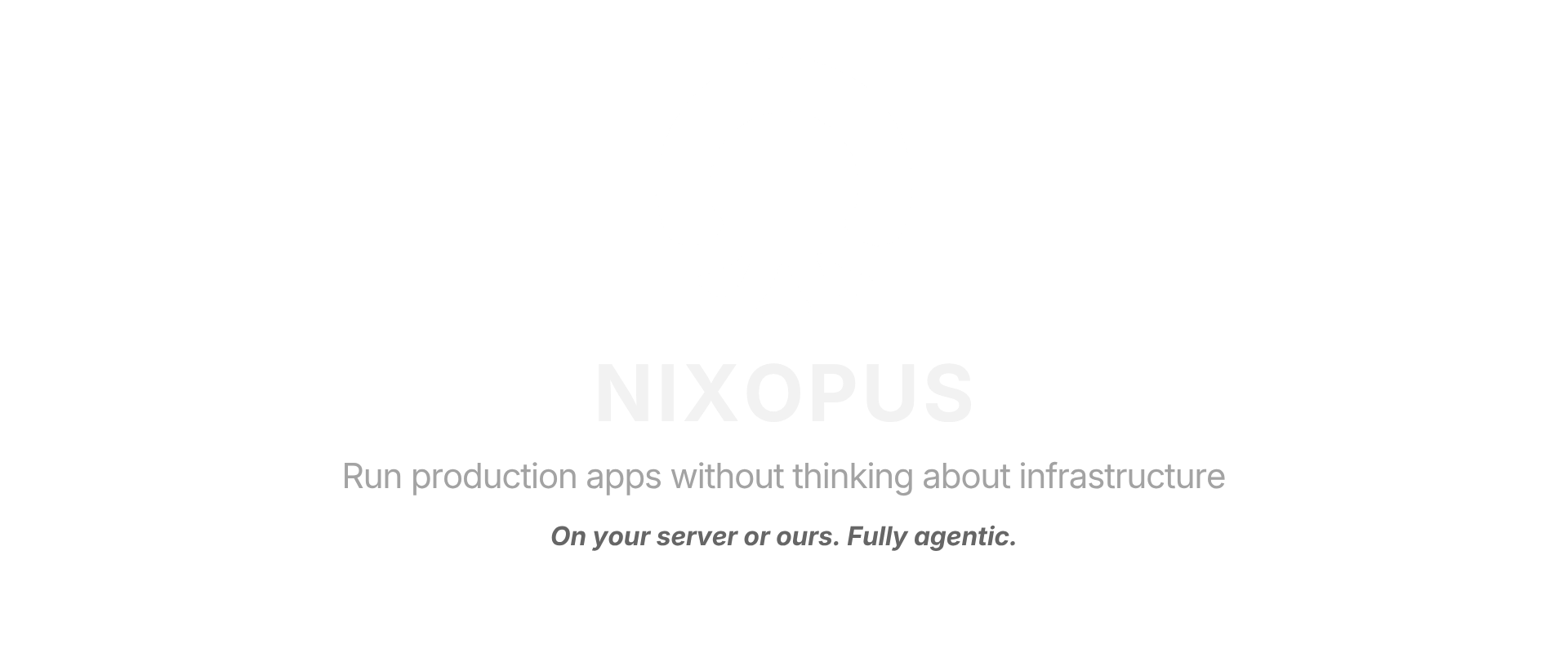 Nixopus