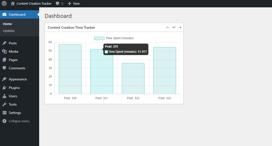 Dashboard Widget Screenshot