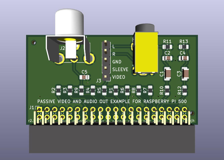 Passive av 500, from the project README