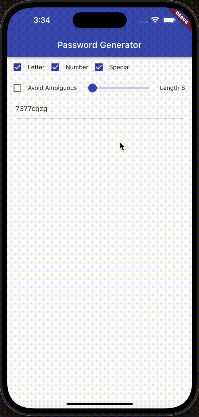 GitHub - njpx/flutter-password-generator: A Simple Password Generator