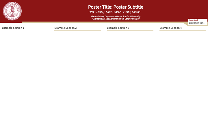 Stanford Poster Templates