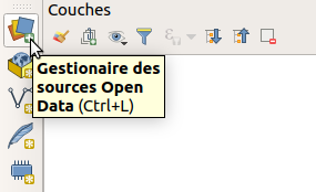 Charger une couche dans QGIS