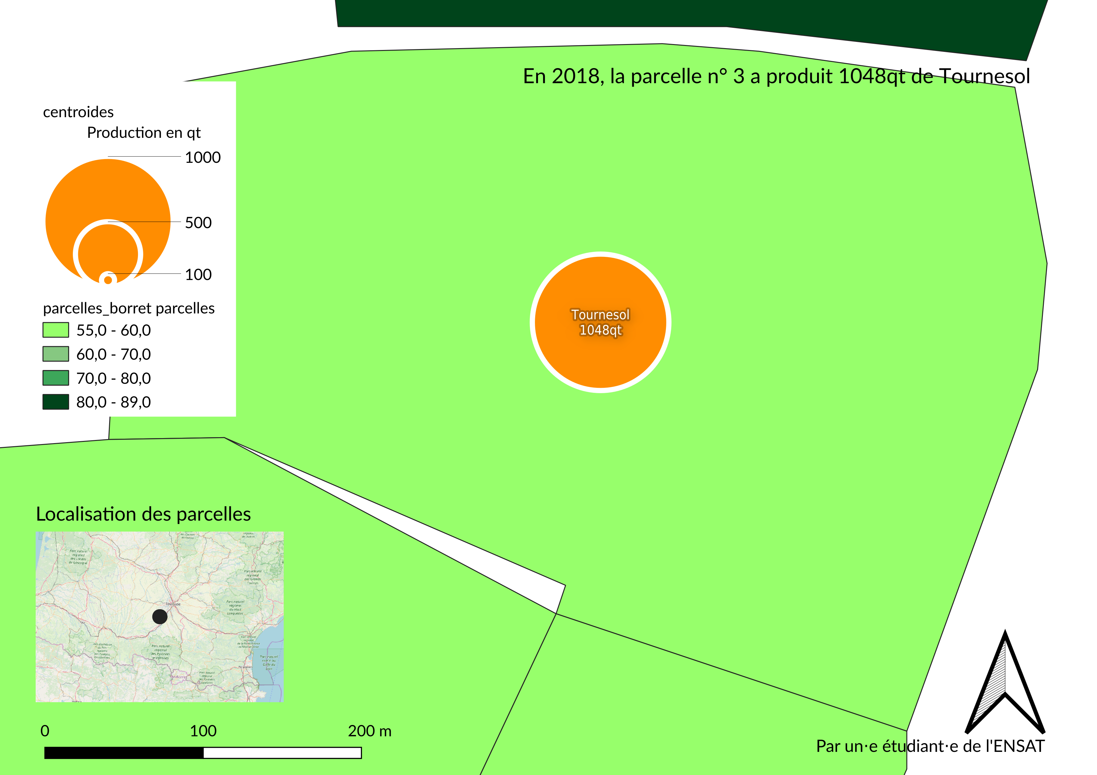 Exemple de l'atlas de la parcelle n3