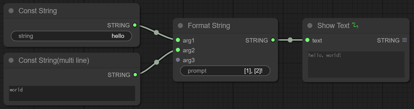 Example Format String Example Format String