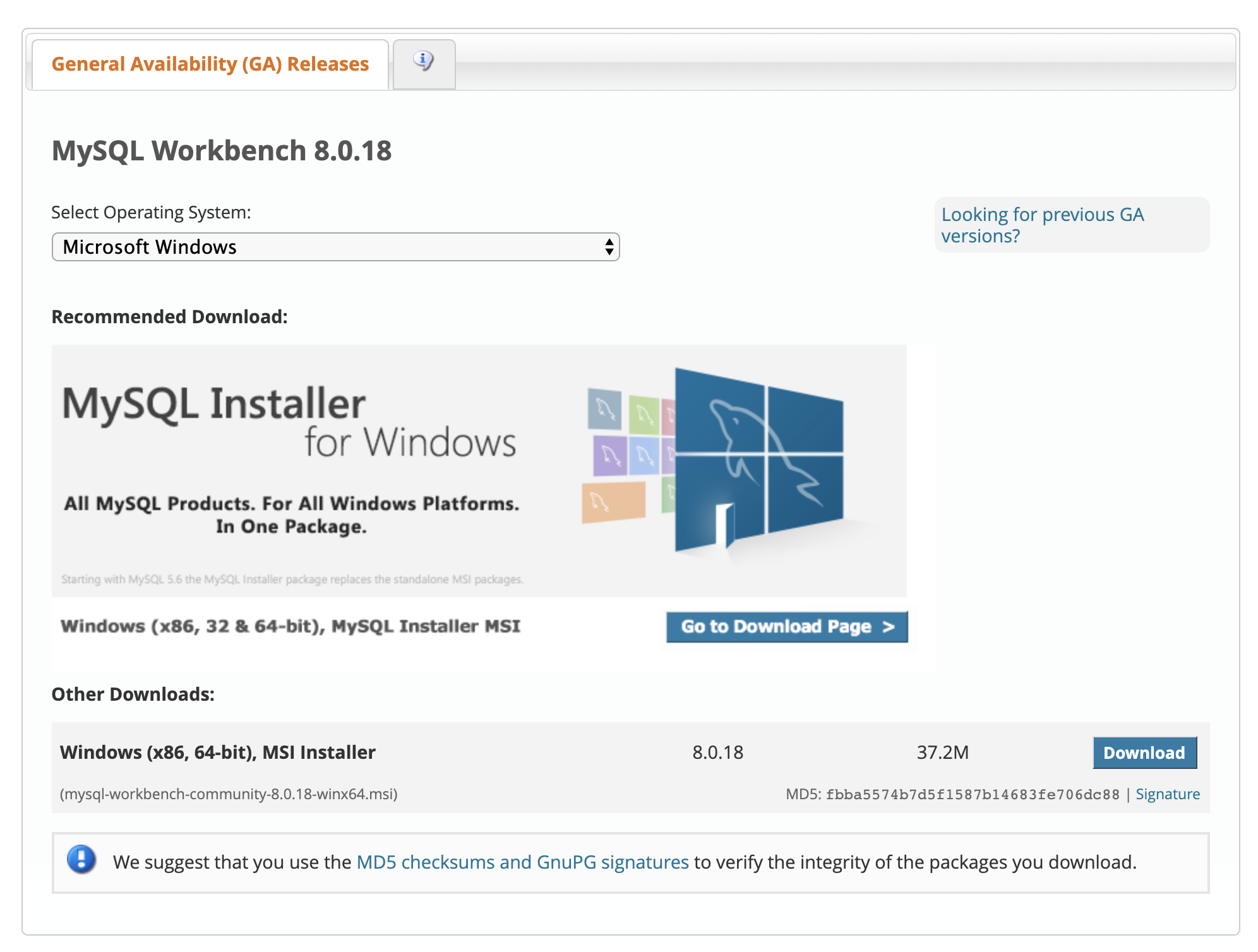 MySQL Community Workbench