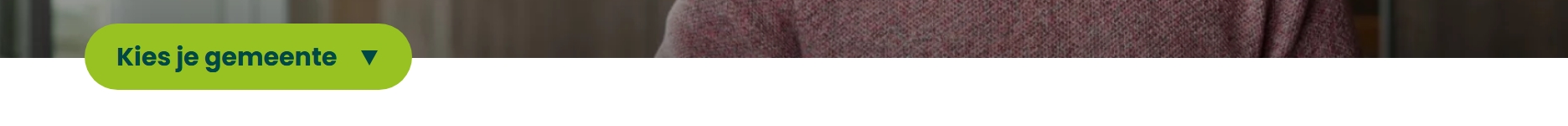 Screenshot van een dropdown op ondernemer centraal die ook op een call-to-action lijkt