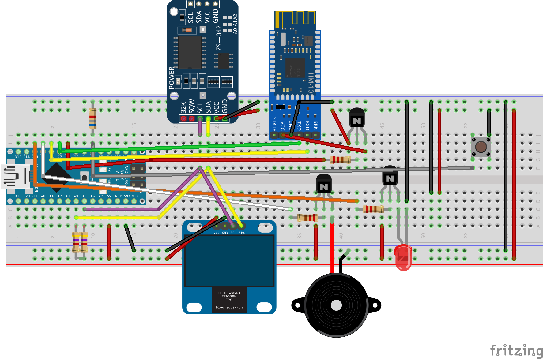 breadboard layout