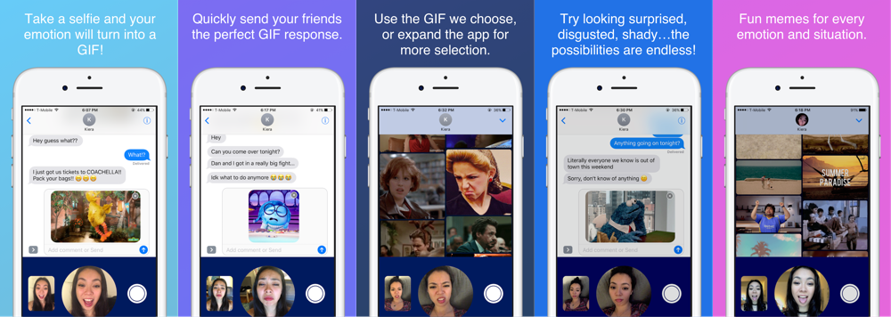 WinkChat - Turn your emotion into GIFs!