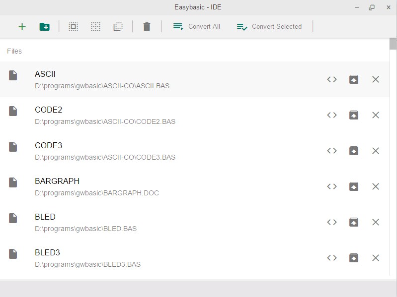 Easybasic File Converter