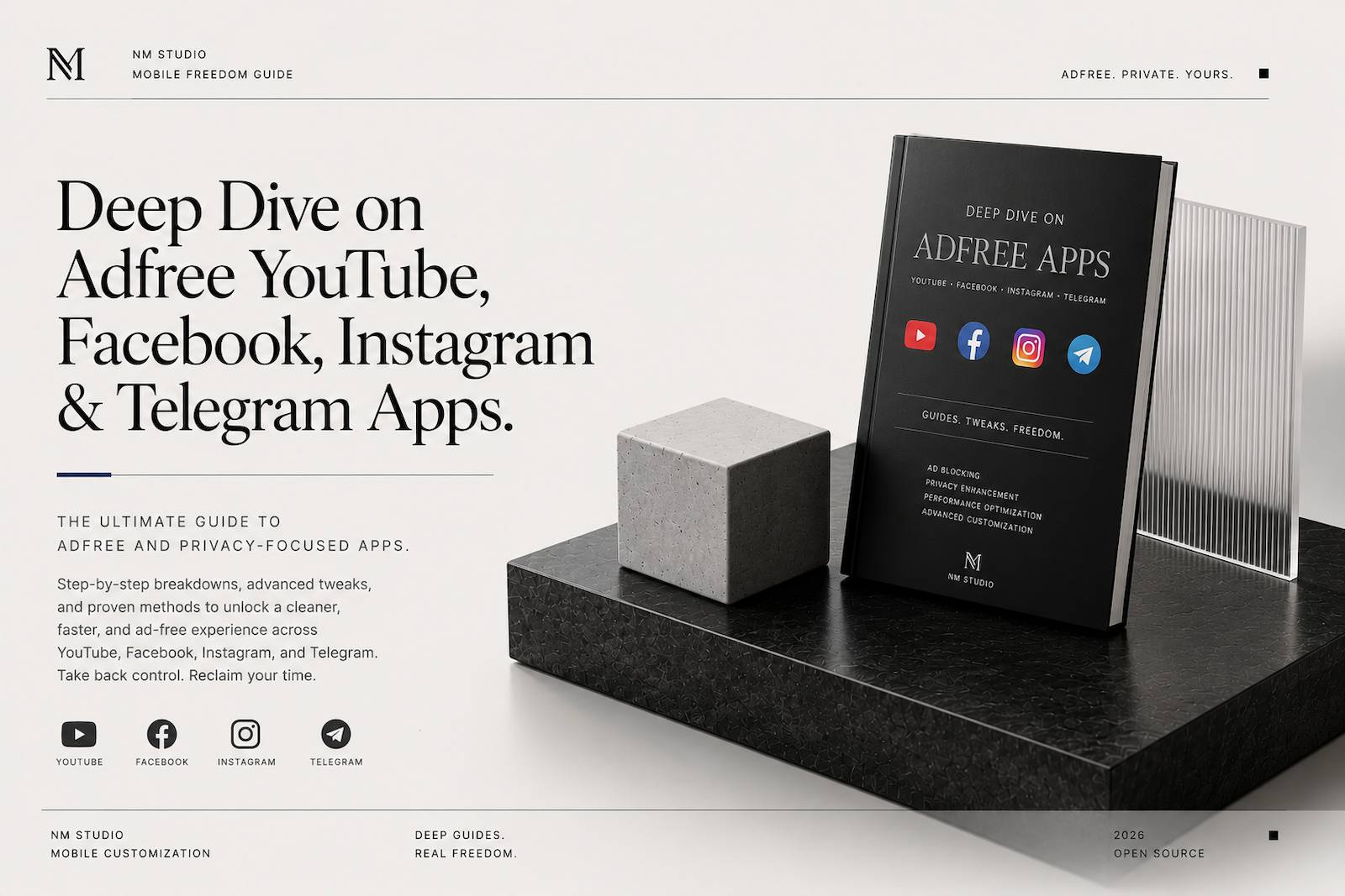 Deep Dive on Adfree YouTube, Facebook, Instagram & Telegram Apps