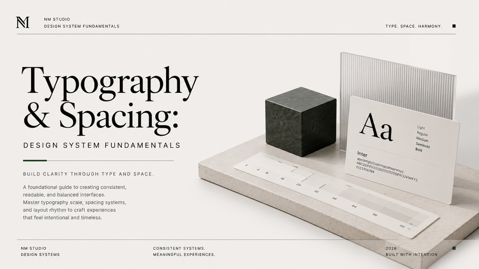 Typography & Spacing: Design System Fundamentals