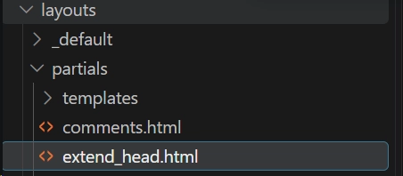 在 extend_head.html 中添加 Umami 跟踪代码