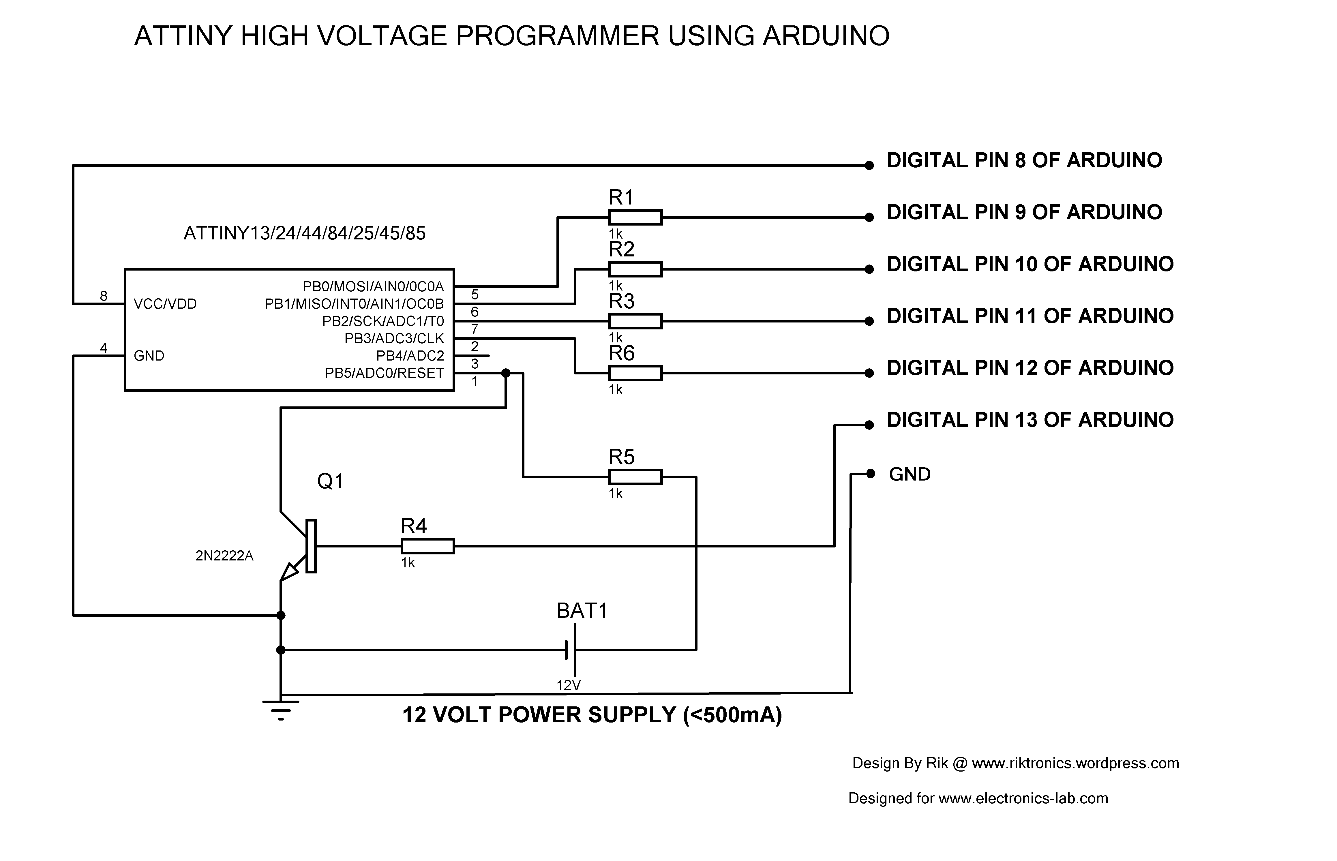 Image of programmer connections