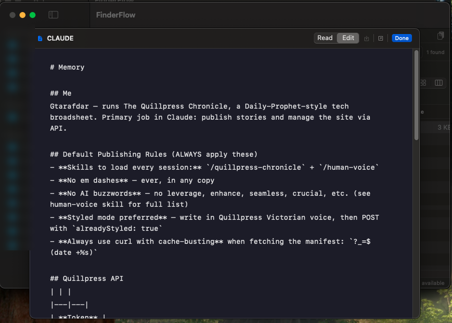 Markdown editor