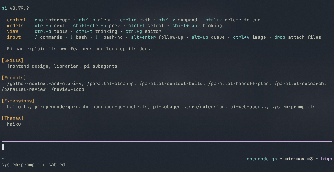 pi-haiku screenshot 1