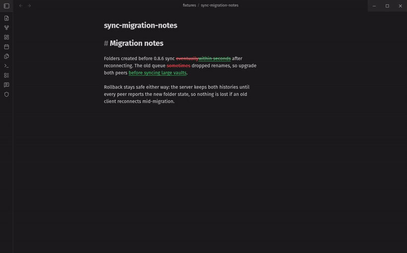 Hovering a suggested replacement shows Accept and Reject; accepting rewrites the text in place
