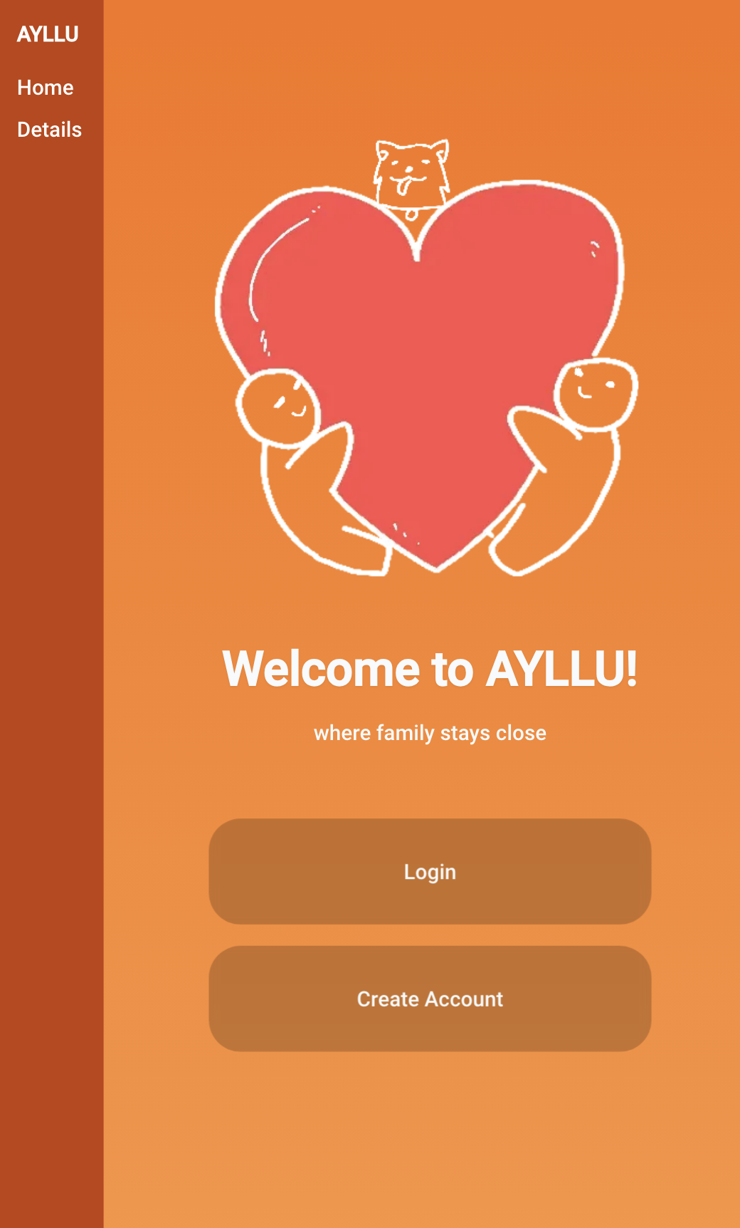 Ayllu Welcome Page