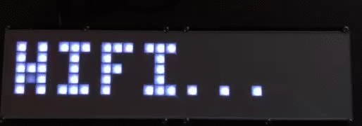 LED matrix animated