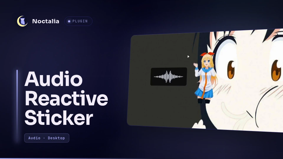 Audio Reactive Sticker