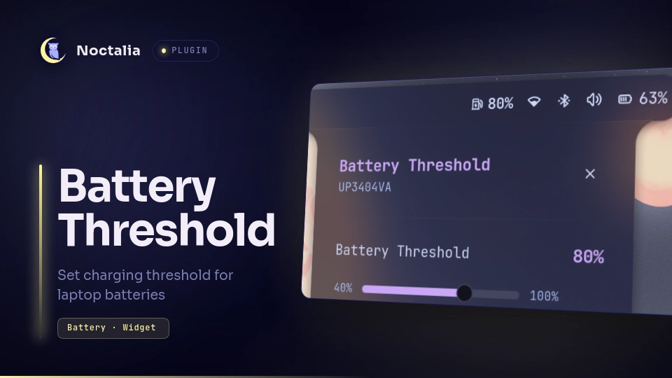 Battery Threshold Control
