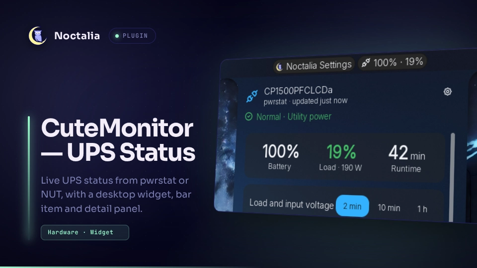 CuteMonitor — UPS Status