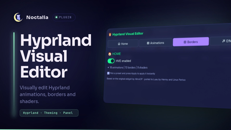 Hyprland Visual Editor