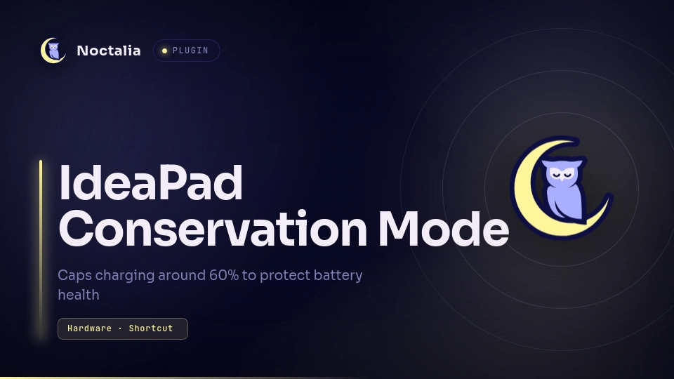 IdeaPad Conservation Mode