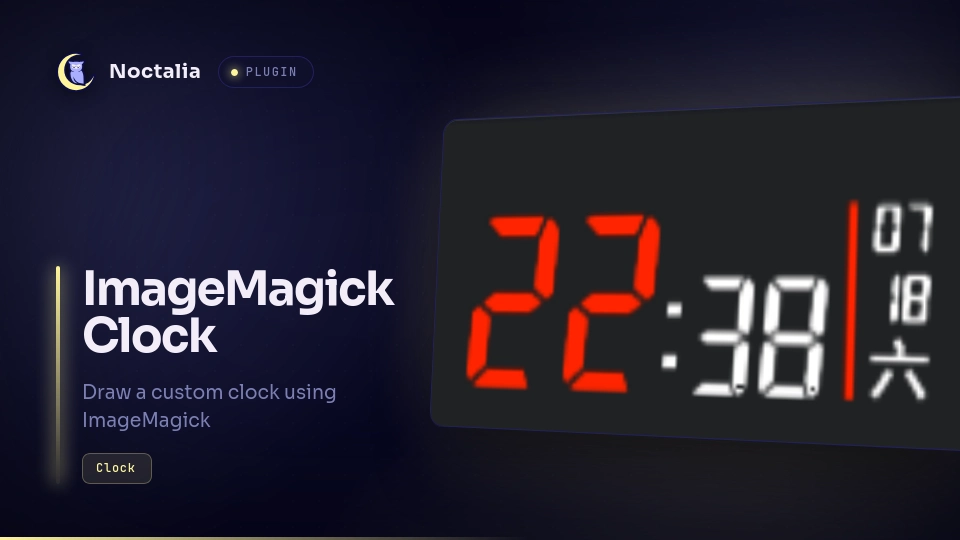 ImageMagick Clock
