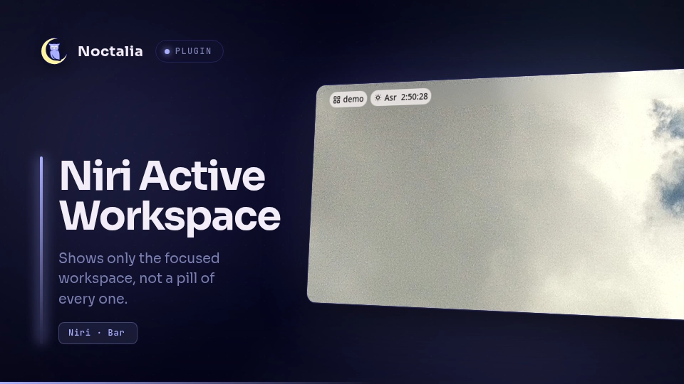 Niri Active Workspace