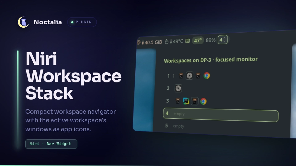 Niri Workspace Stack