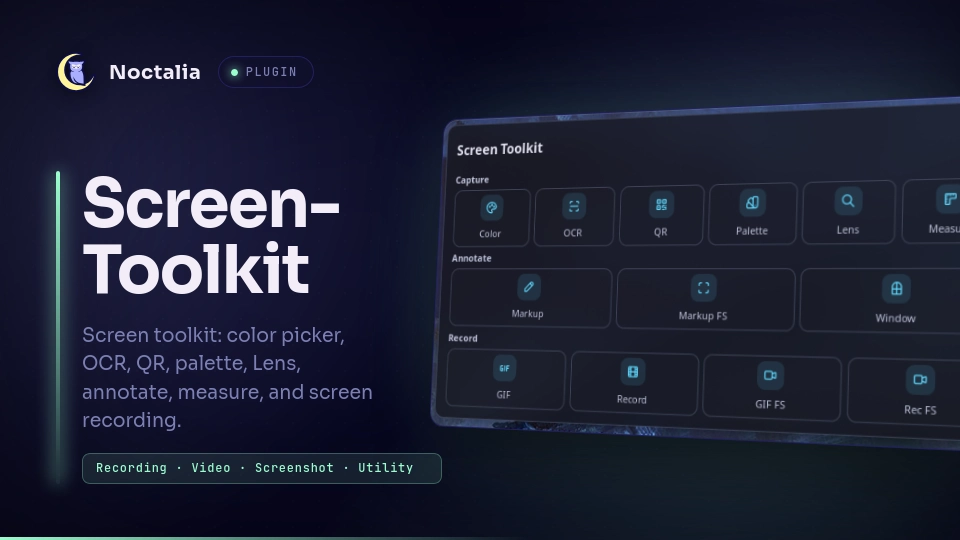 Screen Toolkit