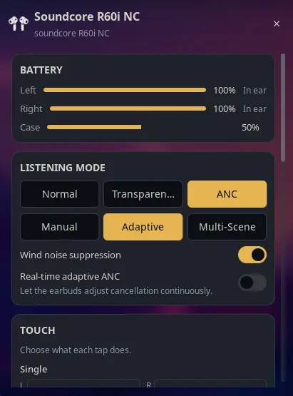 Soundcore panel