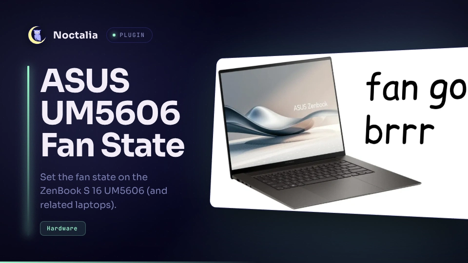 ASUS UM5606 Fan State