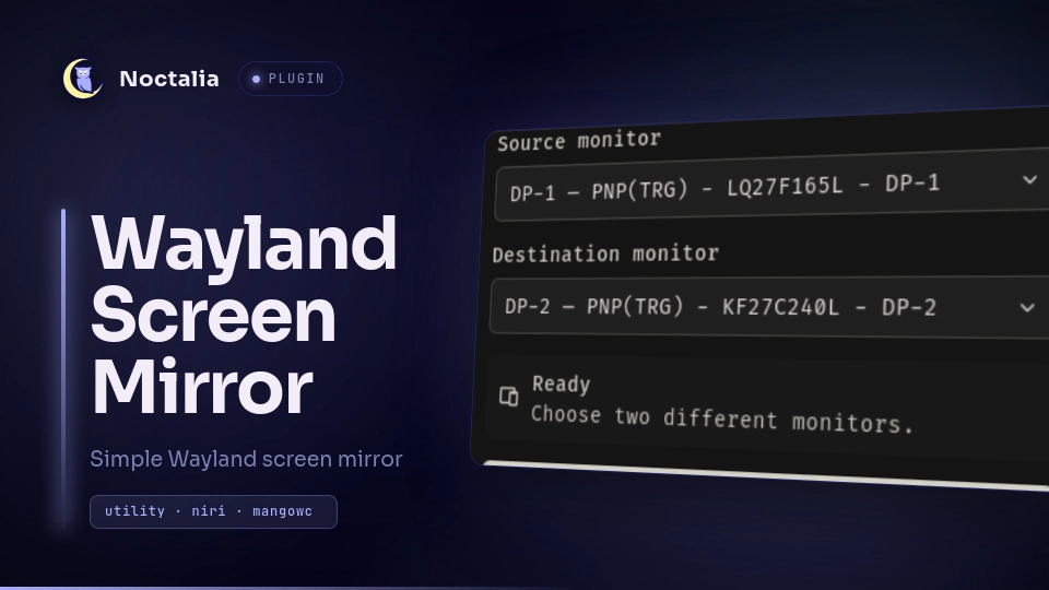 Wayland Screen Mirror